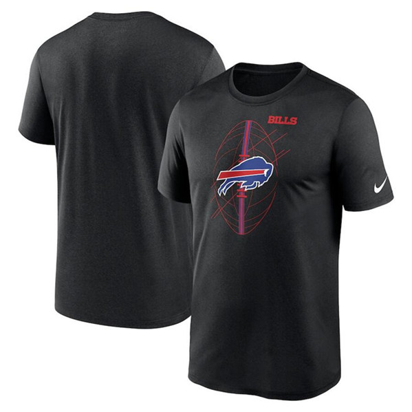Men's Buffalo Bills Black Legend Icon Performance T-Shirt
